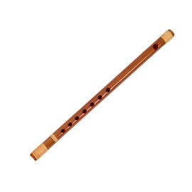 Yamamoto Takizaiya Shino Flute for Festivals and Music Accompanies, Japanese Musical Instruments, Bamboo Rattan Roll (7 Holes 8 Tone Tone)