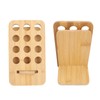 Essential Oil Rack Bamboo 12 Holes Essential Oil Bottle Display