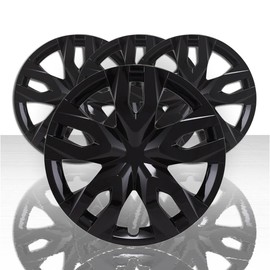 Set of 4 17" 5 Double Spoke Snap-On Wheel Covers for Toyota C-HR LE 2018-2021 - Gloss Black
