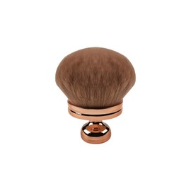 LUMOOM Kabuki Brush Extra Large Mushroom Shape Powder Brush Makeup Brush Foundation Brush Makeup Brush Concealer Applicator Cosmetic Brush for Blush (Rose Gold)