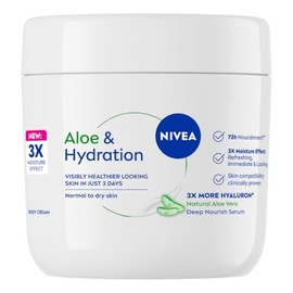 NIVEA- Crema corporal de aloe e hidratación 13,52 oz (1)