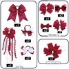 School Hair Accessories Set 14 Pcs Uniform Hair Bow Headband