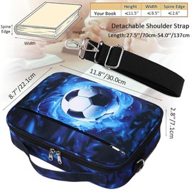 Meisohua Bible Cover for Men Bible Carrying Case for Men Boys Bible Bag Book Cover Scripture Church Bag with Shoulder Strap Water Resistant Bible Organizer Bag