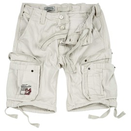 Surplus Raw Vintage Airborne Vintage Men's Cargo Shorts - off-white, size: l