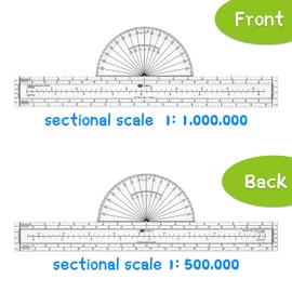 CYA Fixed Plotter Aviation for Flight Pilots, Plotting Tools, Navigate for VFR Pilots, CFP-2