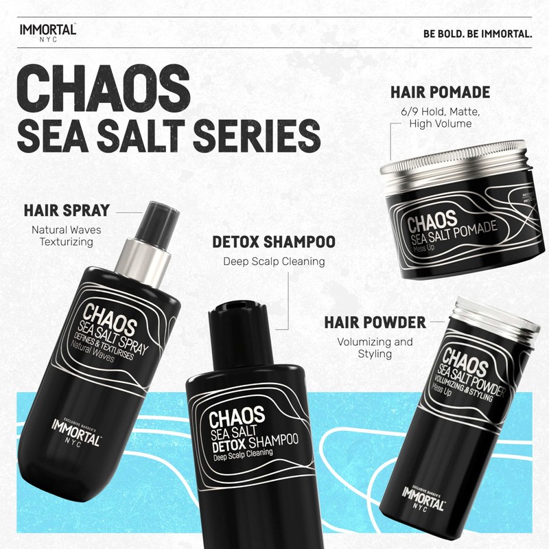 Immortal NYC 'Chaos' SEA SALT' TEXTURE/VOLUME POWDER- Flexible Extra Strong