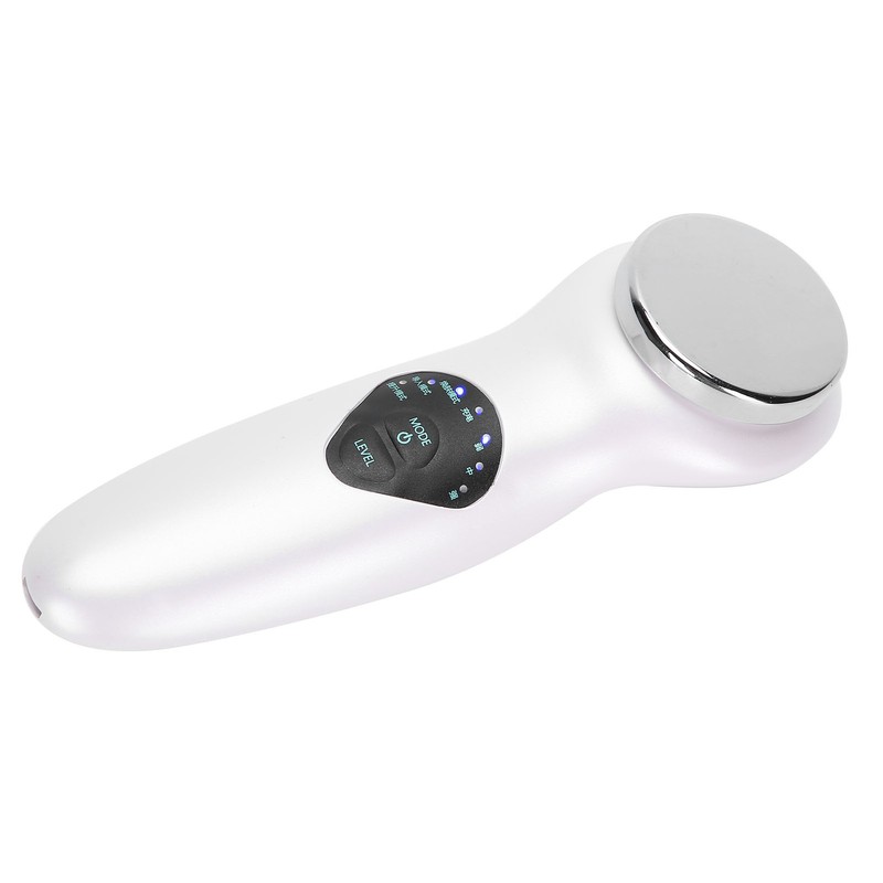 Ultrasonic Face Massager EMS Electric Facial Cleanser Heating Skin Care