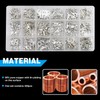 420pcs Non-Insulated Ring Terminals & Fork Connector Kit 22-16/16-14/12-10 Gauge