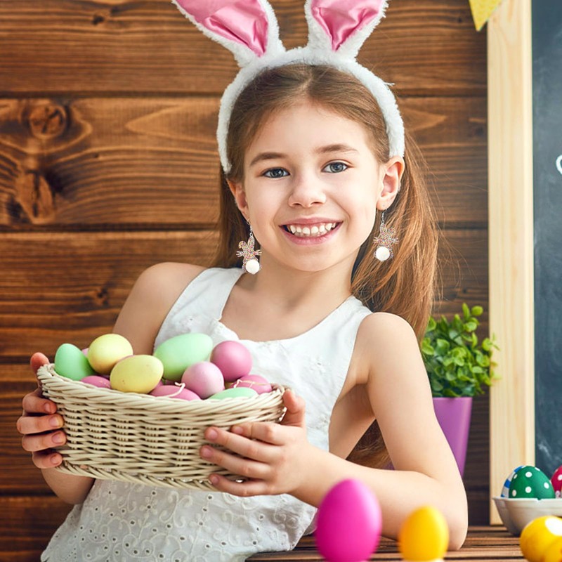 Easter Earrings, Rabbit Earrings, Easter Earrings, Women's Acrylic Easter Earrings,