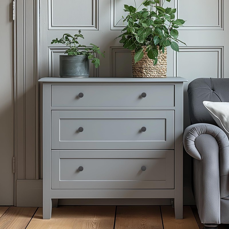 Ravinte 10 Pack Matte Black Round Cabinet Knobs Solid Dresser