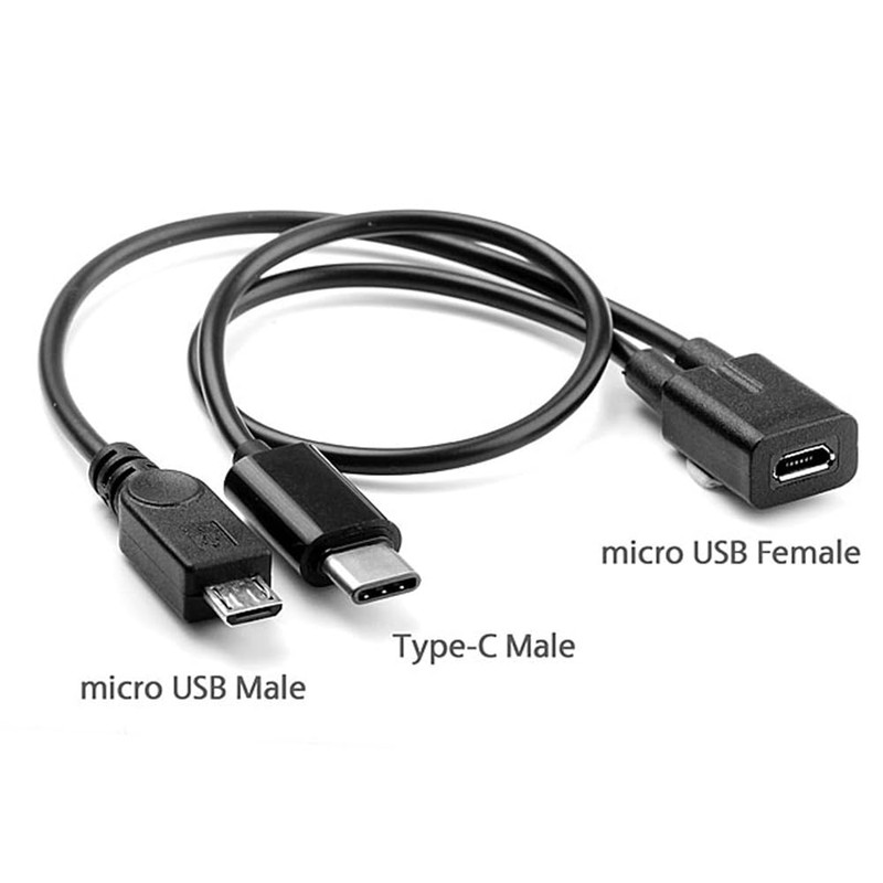 NFHK Micro USB Female to USB-C Type C USB 3.1