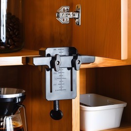 Stuzos Cabinet Door Mounting Jig,Adjustable Cabinet Door Installation Positioner,Cabinet Hardware Jig, Cabinet Door Positioning Tool Jig for Installing Frameless or Face Frame Cabinet Doors