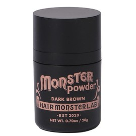 Monster Powder Dark Brown 0.7 oz (20 g), Large Capacity, Hairmon