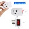 VSEER Grounded Outlet with ON/Off Switch (6 Pack), Single Power