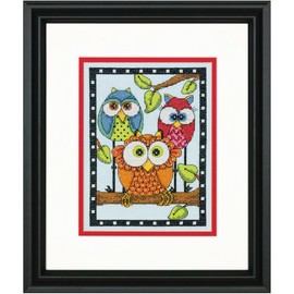 Dimensions Owl Trio Counted Cross Stitch Kit