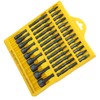35Pcs Screwdriver Bit Set Magnetic S2 Steel 1/4in Hex Shank
