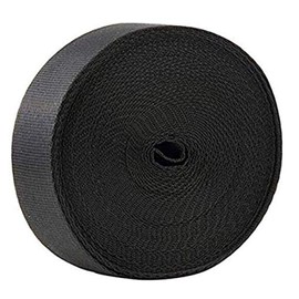 10 Yards 1 Inch Wide Black Nylon Heavy Duty Webbing Strap