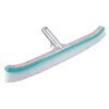 18in Swimming Pool Brush Plastic Nylon Stainless Steel Cleaning Tool