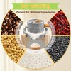 Natural Stone Grain Mill, Manual Granite stone grinder with Wooden