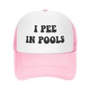 Funny Trucker Hat I Pee in Pools for Women and