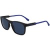 Lacoste Men's L604SND Sunglasses, Matte Black Blue, One Size
