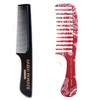 Bablo Pomade Grooming Wide Comb Comb (Red Bandana Paisley Pattern)