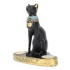 Egyptian Cat Candle Holder Decorative Resin Egyptian Cat Candlestick Exquisite