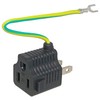 3A Company PAD-PS32 Power Supply Conversion Plug, 3P-2P Converter, Ground