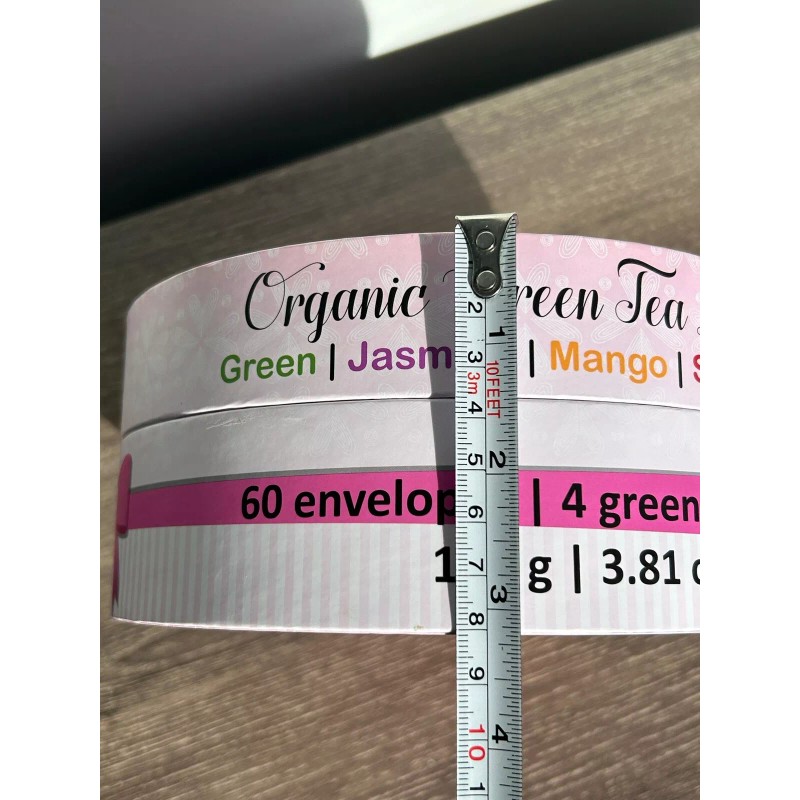Touch Organic Green Tea 60 envelopes/4 green tea blends.