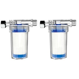 Purificador De Boquilla De Ducha Con Elementos De Filtro Purificador De Agua Práctico Para Baño Filtración Física Rápida Repuesto Cada 3-6 Meses Paque