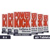 Powerkick Extra Energy Caffeine & Glucose Tablets x 40 -