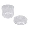 Cotton Swab Holder with Lid Clear Dust Proof Waterproof 3