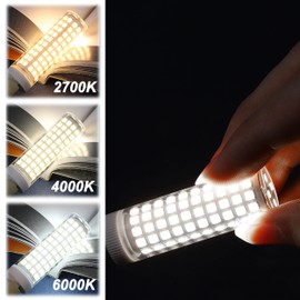 ALIDE E12 10W 6000K LED Candelabra Bulbs 100w Equivalent 1200lm 0.73 * 3.15inch, Non-dimmable, 5Pack