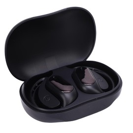Generic Wireless Earbuds, Bluetooth 5.4 Headphones Bass Stereo, Multifunctional Ergonomic in Ear Earphones with Charging Case for Sports, Games, Business for Laptop Pad Phones (Black)