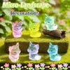 50pcs Mini Resin Animals, Glow In The Dark Tiny Resin