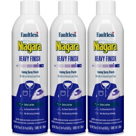 Niagara Faultless Niagara Heavy Finish Ironing Spray Starch 3 Pack