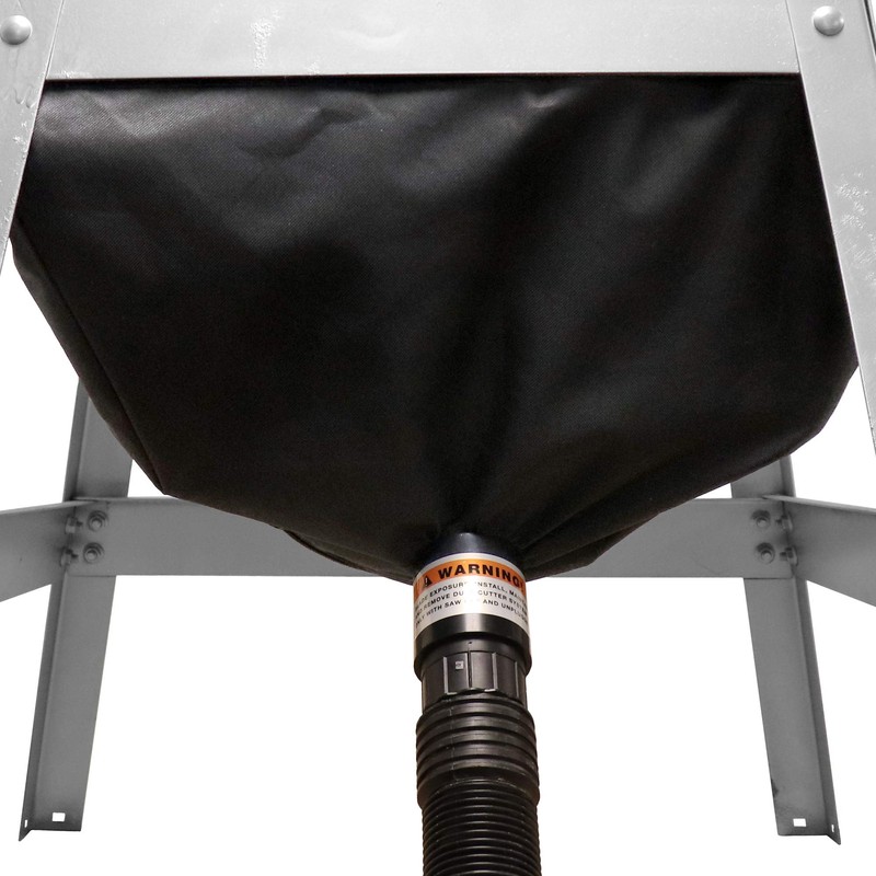 Milescraft 1500 DustCutter - Contractor Saw Dust Collection System ,