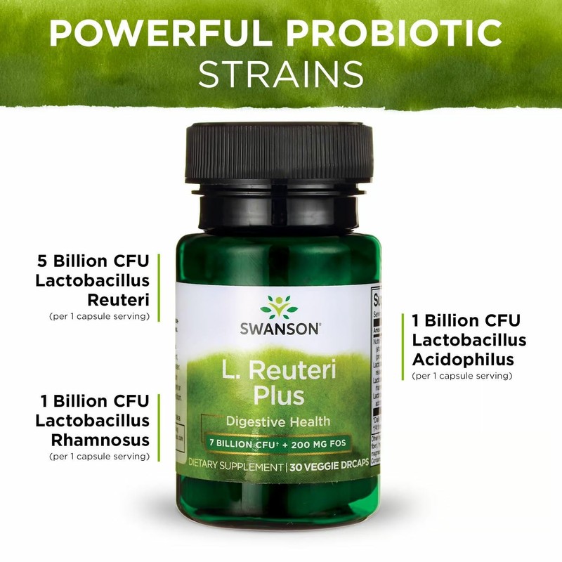 Swanson L. Reuteri Probiotic Plus w/L. Rhamnosus L. Acidophilus &