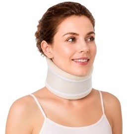 Neck Brace with Detachable Support Strips, Adjustable Neck Support