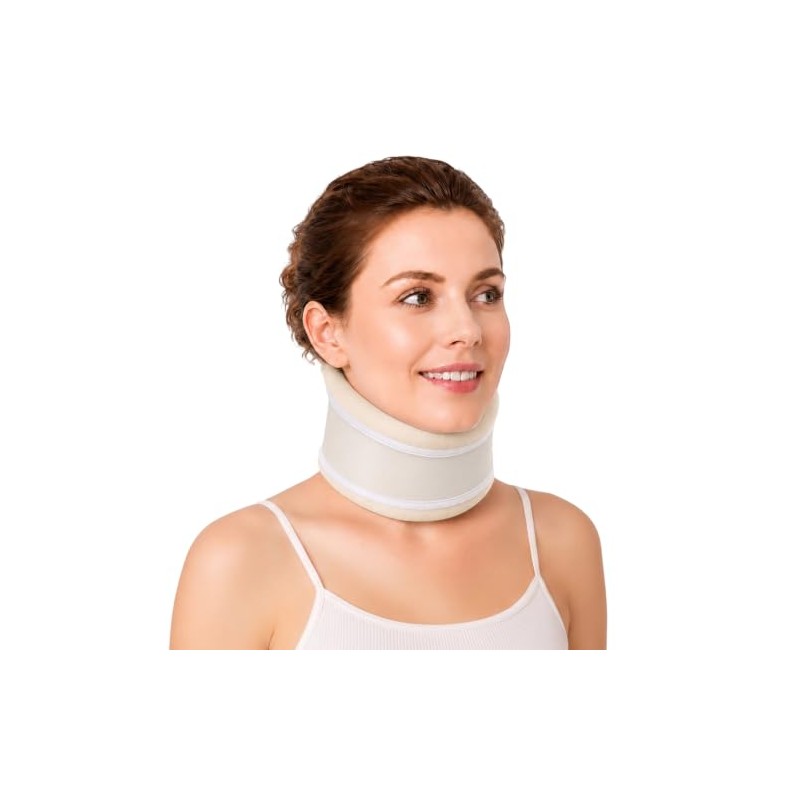 Neck Brace with Detachable Support Strips, Adjustable Neck Support
