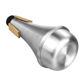 TANCUDER Trumpet Mute Trumpet Mute Aluminium Alloy Trumpet Silencer Trumpet Straight Mute Silver Trumpet Mute Trumpet Practice Silencer for Trumpets