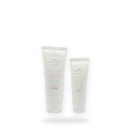 Esnature (Large Capacity) S-Nature Aqua Rice Mildly Acidic Cleansing Foam 160ml x2SET(SH) / (대용량) 에스네이처 아쿠아 라이스 약산성 클렌징폼 160ml x2SET(SH)