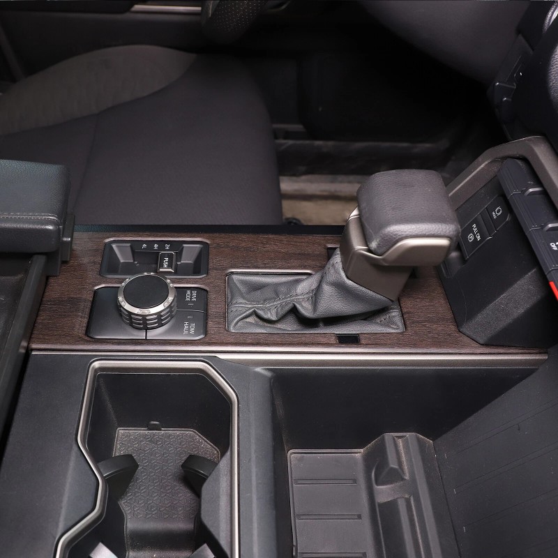 CSKT2022 Oak Pattern Console Gear Shift Panel Trim Cover Fit