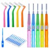 30 Pcs Interdental Brushes Set with Multiple Sizes, Includes 5