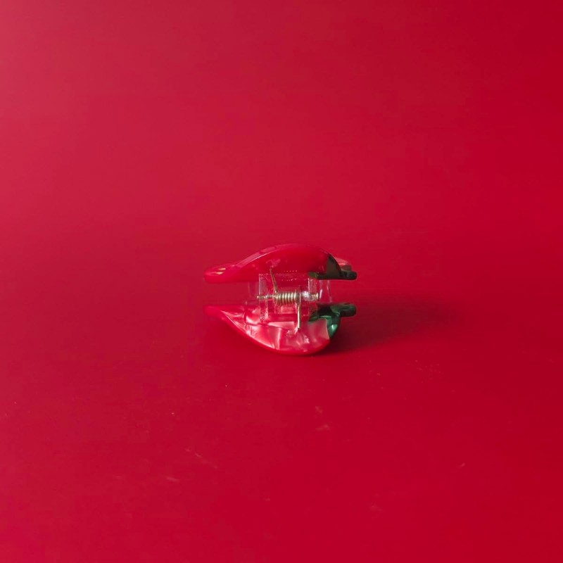 Strawberry Claw Clips,Cellulose Acetate Hair Clips,Small Claw Clips for Women