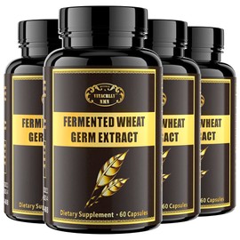 Spermidine Supplements - Wheat Germ Extract Capsules 1000mg Potent Formula with 10mg Higher Spermidine & Zine for Antioxidant, Cell Renewal, Immune System and Increases Energy 240 Capsules (4 Bottles)