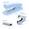 Blue Office Stapler, 25 Sheet Capacity with 2000 Staples and