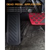 Dead Pedal for Jeep 4xe, Aluminum Gladiator Dead Pedal Adjustable