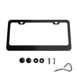 Matte License Plate Frame License Plate Frame Universal UV License Plate Cover Holder for Car Tags Easy to Install, B