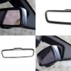 Crosselec Carbon Fiber Rearview Mirror Frame Cover Trim For Dodge